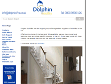 Tablet Screenshot of dolphinlifts.co.uk